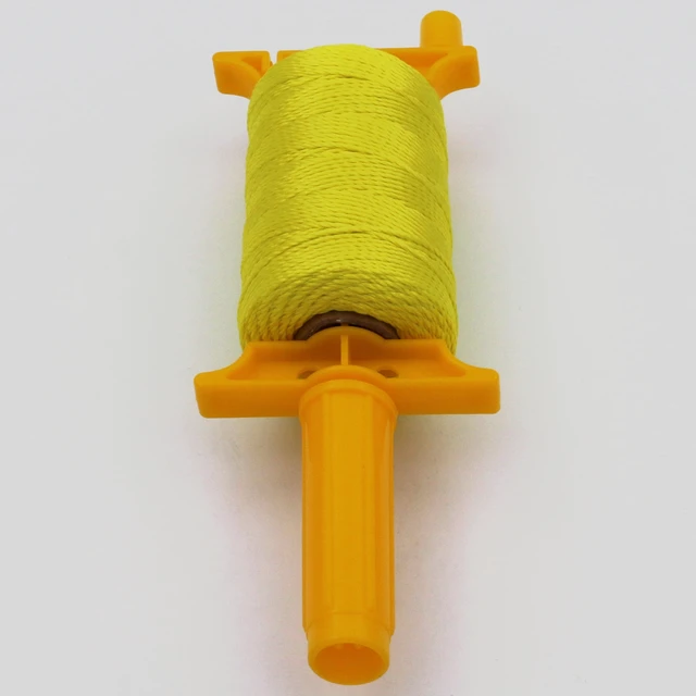 Alt view image 2 of 6 - Hyper Tough 18 Polypropylene Twisted Mason Twine 500ft with Winder, Yellow