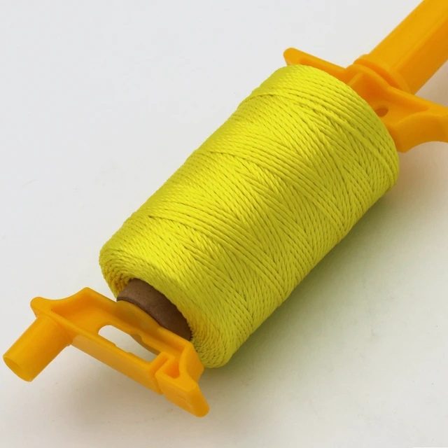 Alt view image 5 of 6 - Hyper Tough 18 Polypropylene Twisted Mason Twine 500ft with Winder, Yellow