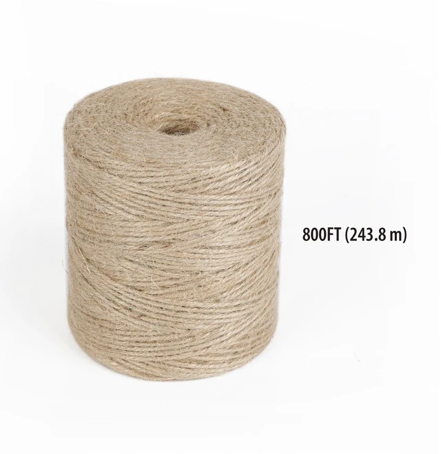 Alt view image 3 of 6 - Hyper Tough 800 Feet Jute Twine Natural