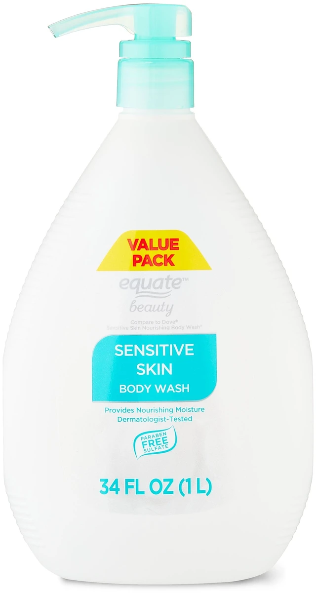 Main image of Equate Beauty Sensitive Skin Body Wash, 34 fl oz