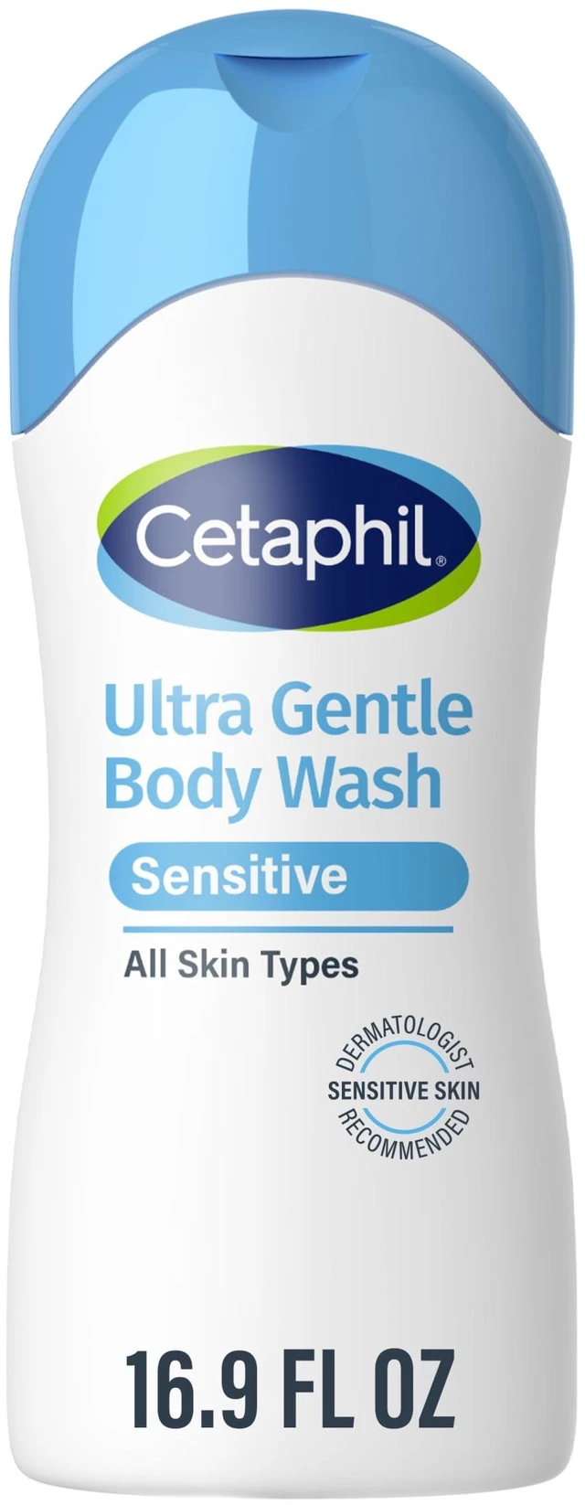 Main image of Cetaphil Ultra Gentle Body Wash, Dry to Normal Sensitive Skin, Fragrance Free, 16.9 fl oz