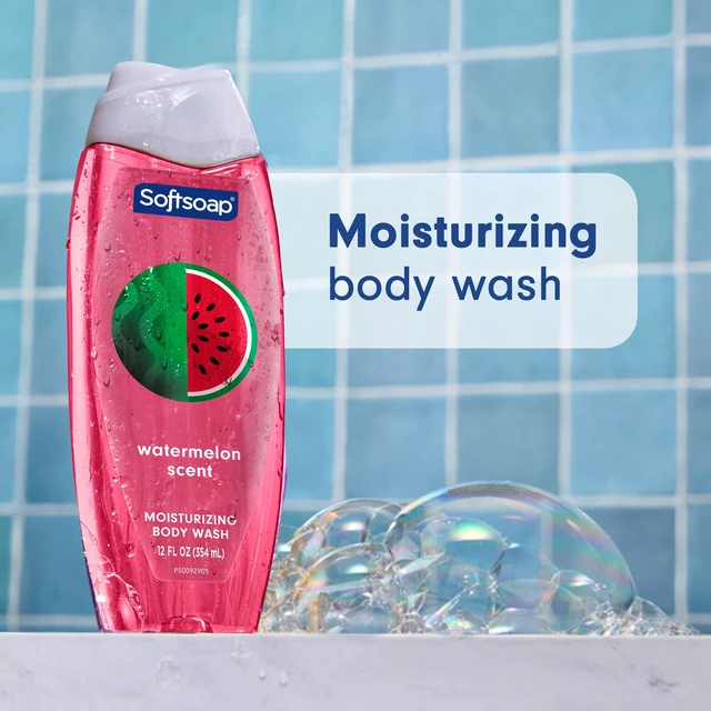 Alt view image 3 of 6 - Softsoap Moisturizing Body Wash, pH Balanced, Paraben Free, Watermelon Scent, 12 fl oz