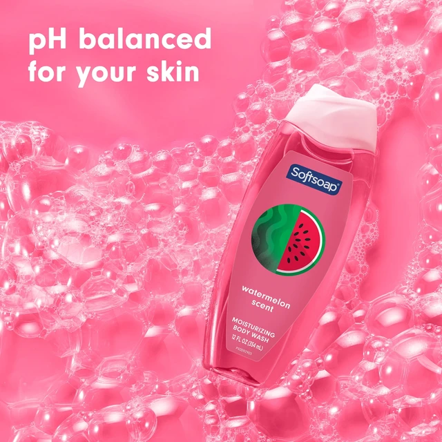 Alt view image 4 of 6 - Softsoap Moisturizing Body Wash, pH Balanced, Paraben Free, Watermelon Scent, 12 fl oz