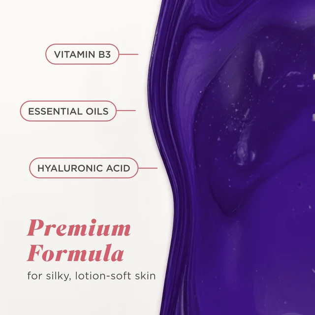 Alt view image 2 of 5 - Caress Black Orchid & Patchouli Oil Moisturizing Body Wash with Hyaluronic Acid & Vitamin B3, 30 fl oz