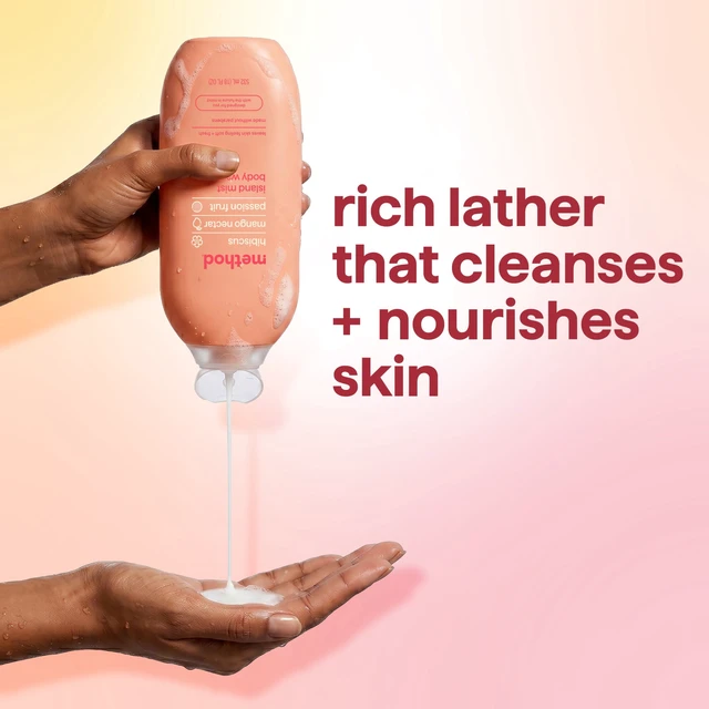 Alt view image 4 of 6 - Method Body Wash Island Mist, 18 fl oz, Soft & Moisturized, Paraben-Free, Notes of Hibiscus, Mango Nectar & Passion Fruit