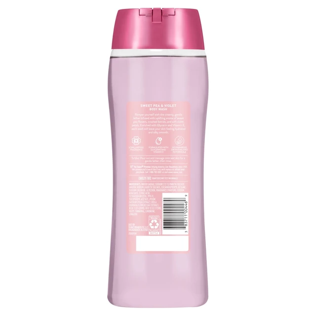 Alt view image 5 of 6 - Suave Sweet Pea & Violet Moisturizing Body Wash with Glycerin & Vitamin E, 18 FL OZ