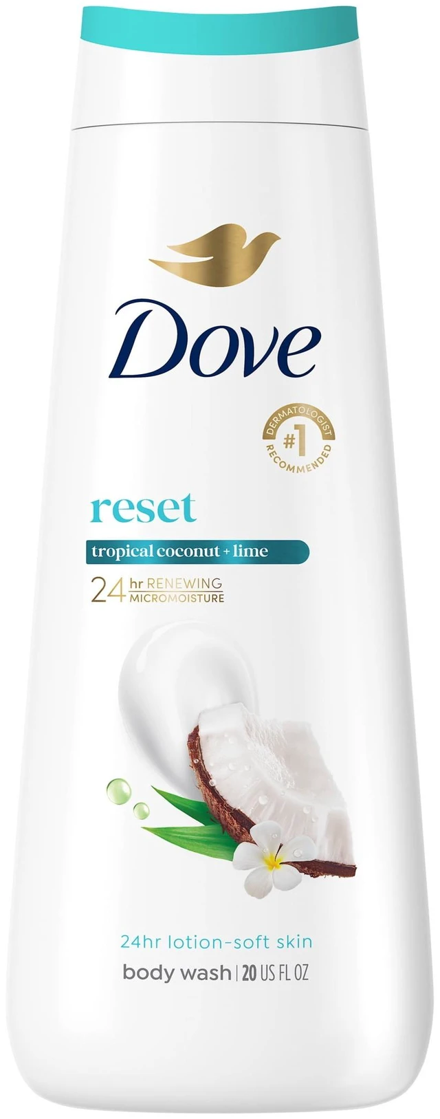 Main image of Dove Limited Edition Body Wash, Tropical Coconut, 20 fl oz