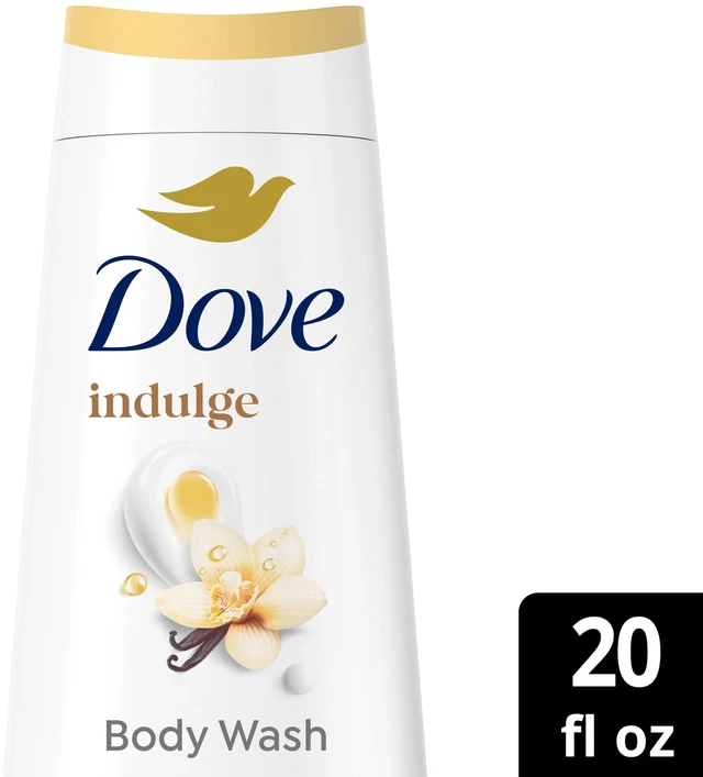 Alt view image 5 of 5 - Dove Indulge Body Wash Warm Vanilla + Sweet Cream, 20 fl oz, for Hydrated & Soft Skin