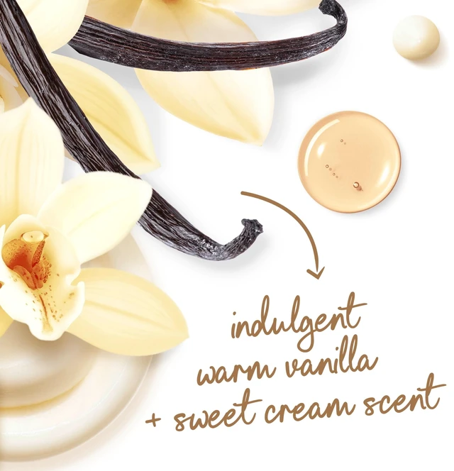 Alt view image 2 of 5 - Dove Indulge Body Wash Warm Vanilla + Sweet Cream, 20 fl oz, for Hydrated & Soft Skin