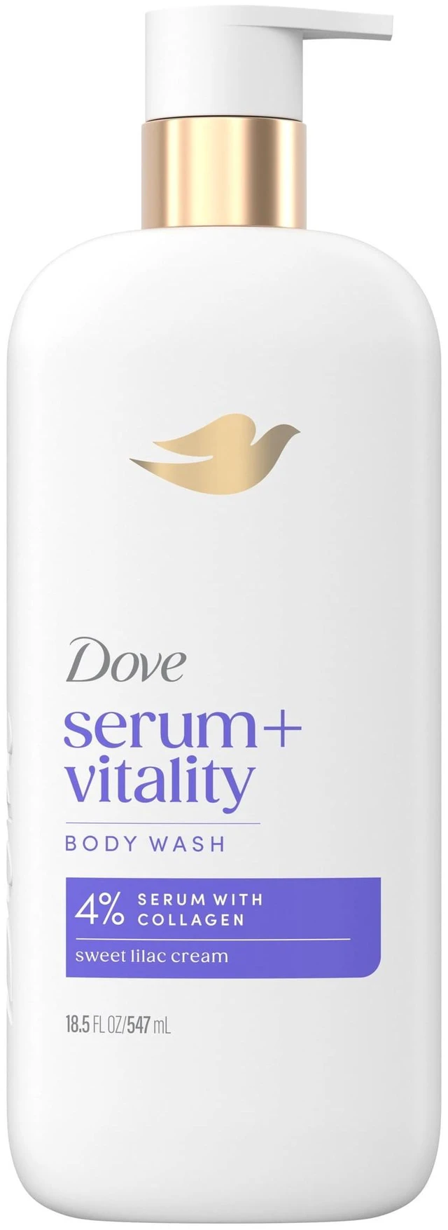 Main image of Dove Body Wash 4% Restoring Serum with Collagen, 18.5 fl oz