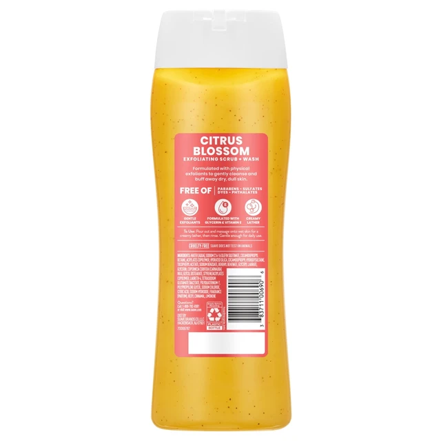 Alt view image 3 of 5 - Suave Citrus Blossom Exfoliating Body Wash & Scrub with Glycerin & Vitamin E, 18 FL OZ