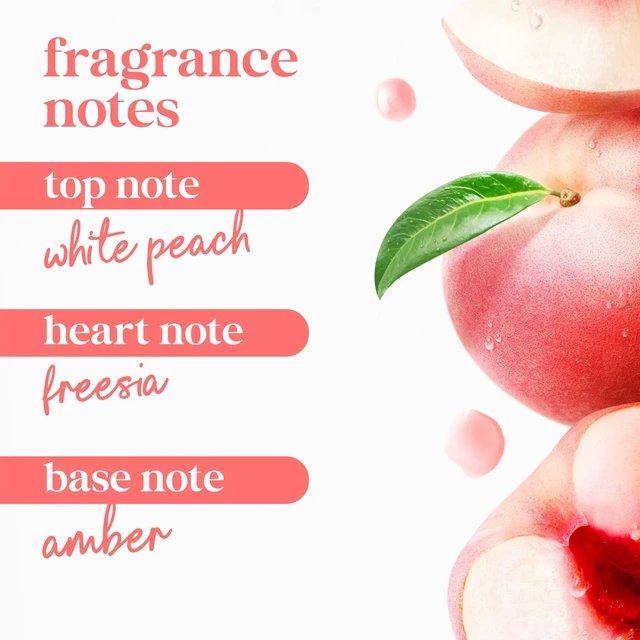 Alt view image 3 of 6 - Dove Body Wash Rebalance White Peach & Rice Milk, 24hr Lotion-Soft Skin, No Sulfates No Parabens, 20 fl oz