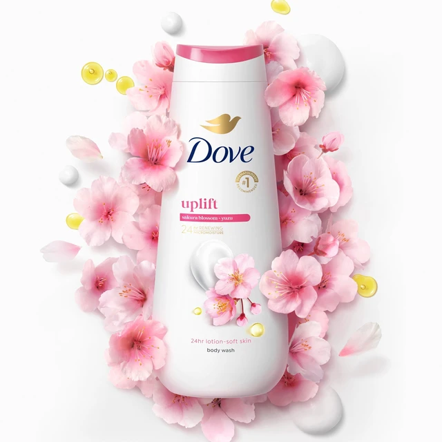Alt view image 5 of 6 - Dove Uplift Sakura Blossom & Yuzu Body Wash, Moisturizing, No Sulfates, No Parabens, 20 fl oz