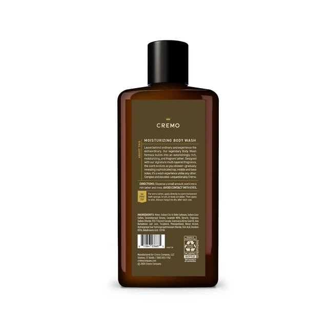 Alt view image 5 of 7 - Cremo Men's Body Wash, Fresh Timber Scent, 16 fl oz