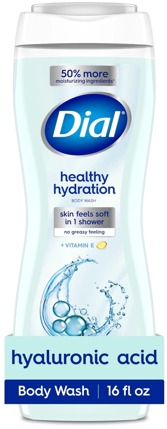 Main image of Dial Body Wash, Healthy Hydration, Hyaluronic Acid, 16Fl Oz
