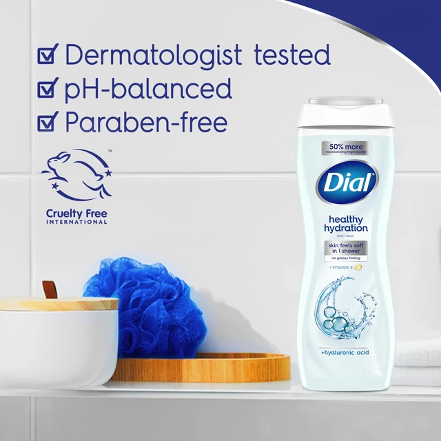 Alt view image 2 of 5 - Dial Body Wash, Healthy Hydration, Hyaluronic Acid, 16Fl Oz