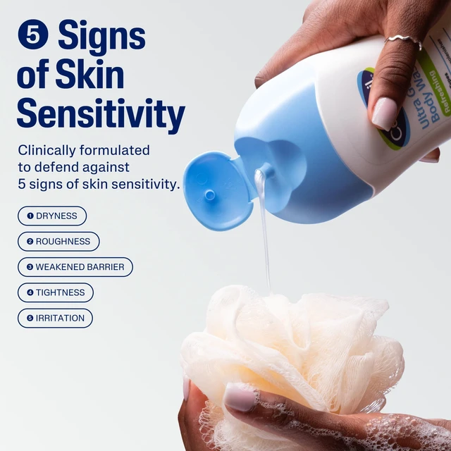Alt view image 5 of 6 - Cetaphil Ultra Gentle Refreshing Body Wash, 16.9 fl oz, for Dry to Normal, Sensitive Skin