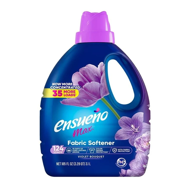 Main image of Ensueno Max Liquid Fabric Softener, Violet Bouquet, 105oz
