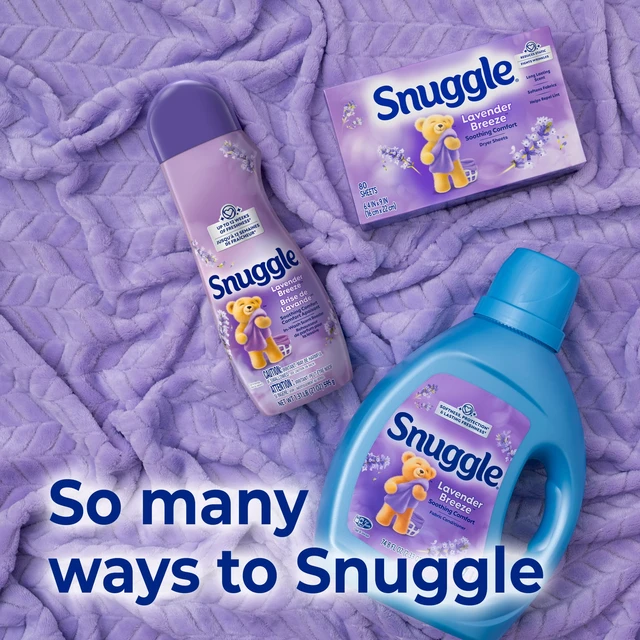 Alt view image 4 of 7 - Snuggle Lavender Breeze Dryer Sheets 80 Count