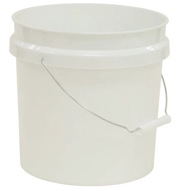 Alt view image 4 of 4 - United Solutions 2 Gallon Round Comfort Handle Plastic Utility Bucket, White, 2 Pack