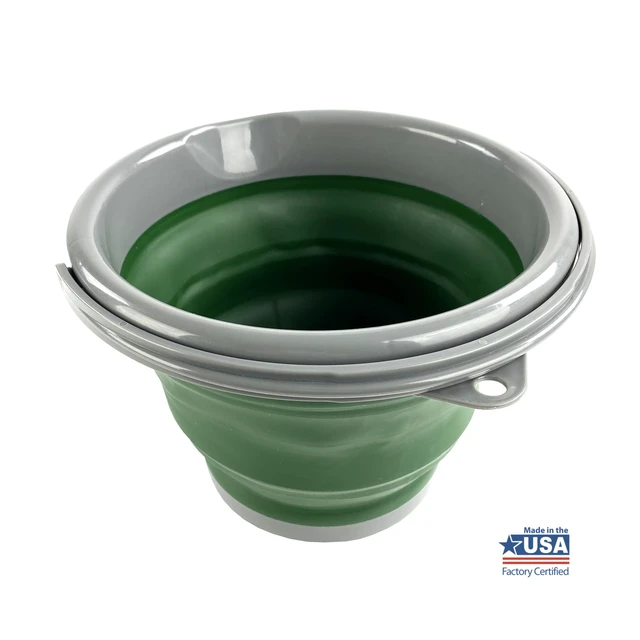 Alt view image 3 of 7 - Ozark Trail 1.3 Gallon Collapsible Plastic Camping Bucket