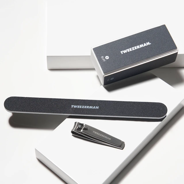 Alt view image 5 of 6 - Tweezerman Black Manicure Kit - Nail File, Clipper and Buffer