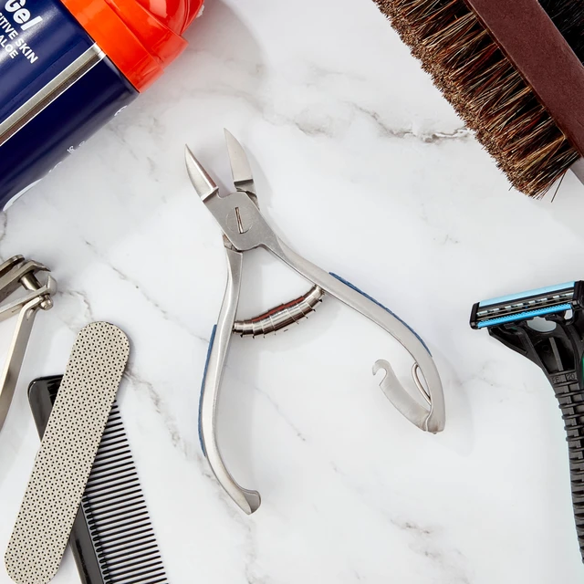 Alt view image 3 of 6 - Equate Men's Comfort Grip Toenail Nipper with Safety Lock for Thick & Hard Nails