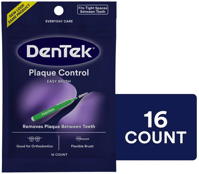 Main image of DenTek Interdental Brushes, Tight, Mint Flavor, 16 Count