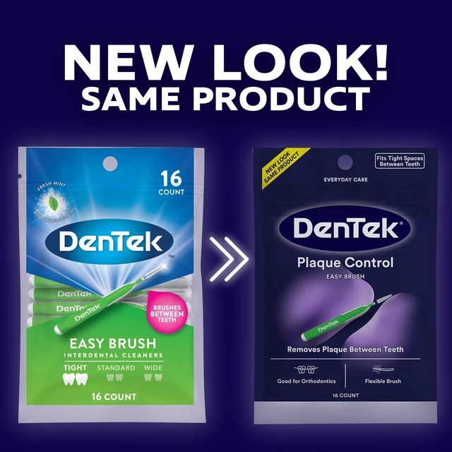 Alt view image 4 of 5 - DenTek Interdental Brushes, Tight, Mint Flavor, 16 Count