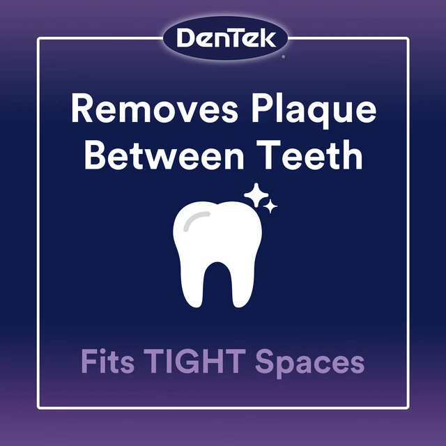 Alt view image 2 of 5 - DenTek Slim Brush Advanced Clean Interdental Cleaners, Tight, 32 Count