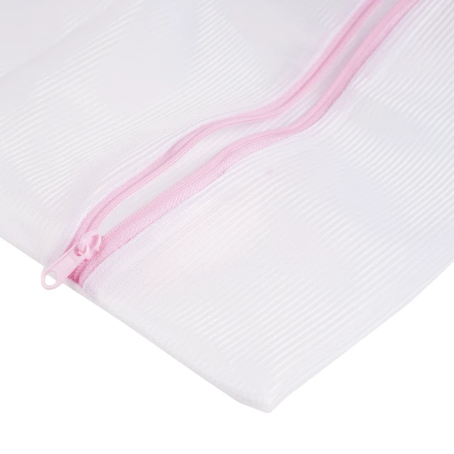 Alt view image 3 of 4 - Everyday Home Mesh Laundry Bags for Delicates, Set of 4 - 2 Medium and 2 Large with Zippers, White