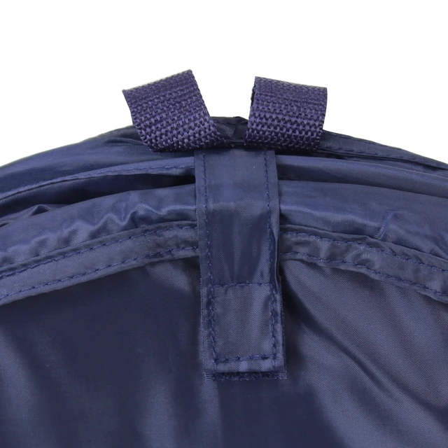 Alt view image 2 of 6 - Mainstays Pop-Up Laundry Hamper with Zipper Lid, 2-Load Capacity, Blue