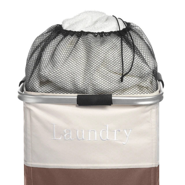 Alt view image 2 of 4 - Whitmor Square Easy Care Laundry Hamper - Java