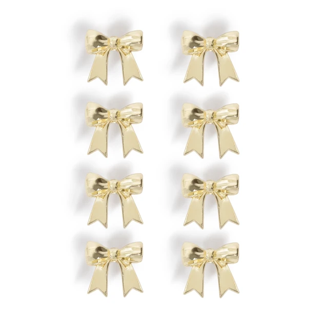 Alt view image 6 of 7 - U Brands Ribbon Push Pins, 8 Count, Gold