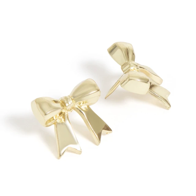 Alt view image 3 of 7 - U Brands Ribbon Push Pins, 8 Count, Gold