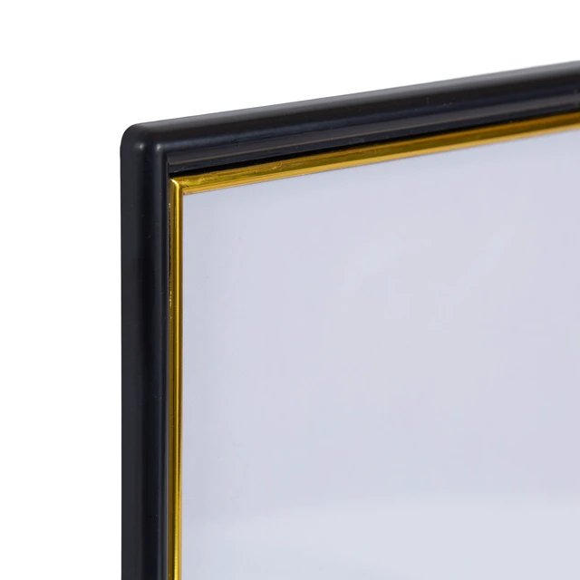Alt view image 6 of 6 - DesignOvation 8.5x11 Basic Black/Gold Document Frame, Set of 2