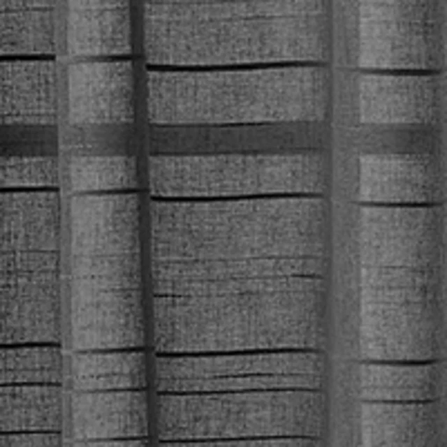 Alt view image 6 of 6 - Mainstays Woven Stripe Sheer Tab Top Curtain, Single Panel, 50"W x 63"L, Black