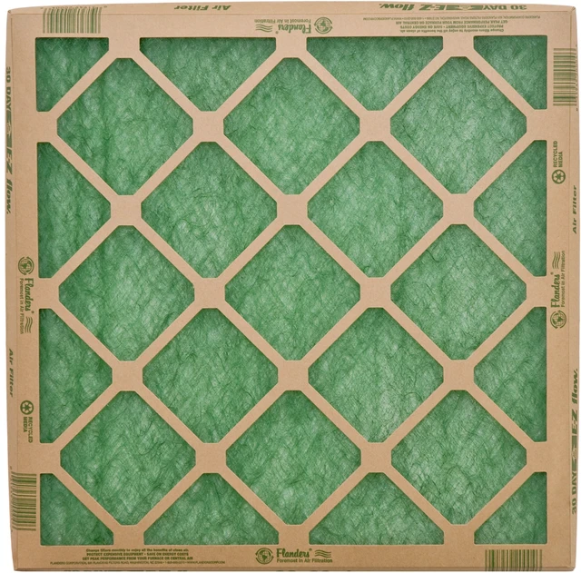 Alt view image 3 of 7 - AAF Flanders 4-Pack 16" x 20" x 1" Nested Fiberglass MERV 1 Air Filter