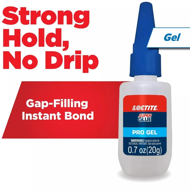 Main image of Loctite Super Glue Professional Gel Clear 20g Bottle (Pack of 1)