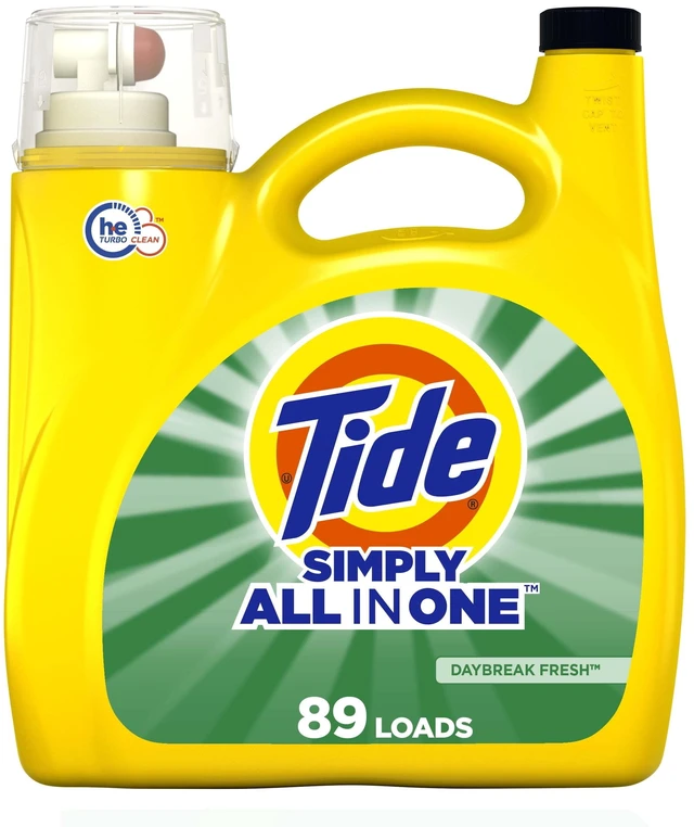 Main image of Tide Simply Laundry Detergent Liquid, Daybreak Fresh, 117 fl oz, 89 Loads