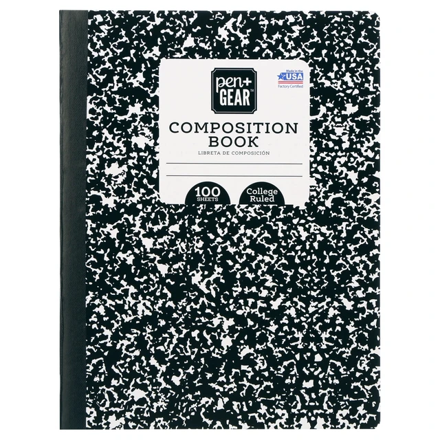 Alt view image 5 of 5 - Pen+Gear College Ruled Composition Book Value Pack, 100 Sheets, 30 Count, Black and White