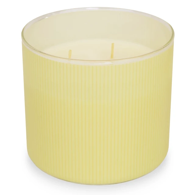 Alt view image 5 of 6 - Mainstays 3-Wick 14oz Textured Wrapped Candle, White Sails and Sunsets