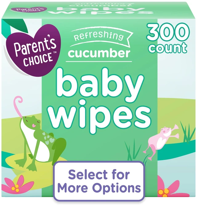 Main image of Refreshing Cucumber Baby Wipes, 300 Count, Parent's Choice