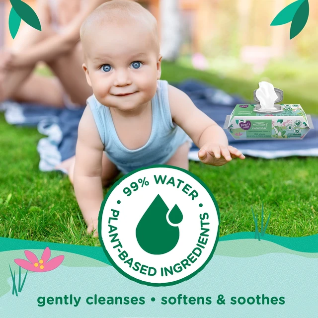 Alt view image 3 of 6 - Refreshing Cucumber Baby Wipes, 300 Count, Parent's Choice