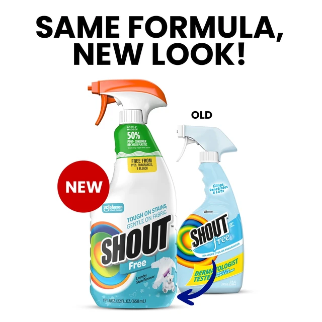 Alt view image 5 of 5 - Shout Free Laundry Stain Remover 22fl oz
