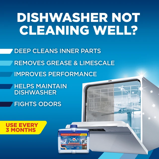 Alt view image 2 of 5 - Finish Dual Action Dishwasher Cleaner: Fight Grease and Limescale, 1 Count