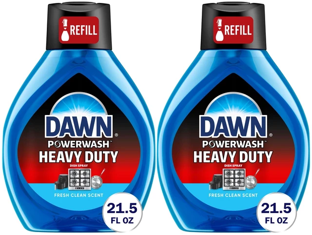 Main image of Dawn Powerwash Heavy Duty Dish Spray Refills, Fresh Clean, 21.5oz 2-Pack