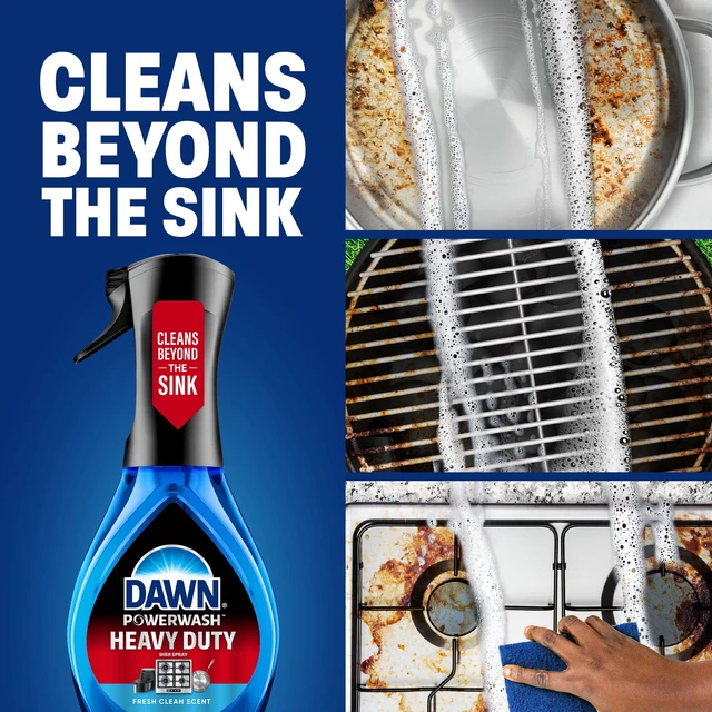 Alt view image 2 of 6 - Dawn Powerwash Heavy Duty Dish Spray Refills, Fresh Clean, 21.5oz 2-Pack