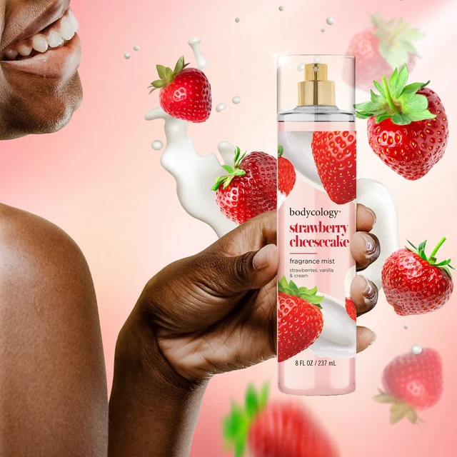 Alt view image 2 of 6 - Bodycology Fragrance Body Mist Strawberry Cheesecake 8Fl Oz