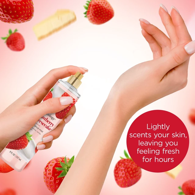 Alt view image 4 of 6 - Bodycology Fragrance Body Mist Strawberry Cheesecake 8Fl Oz